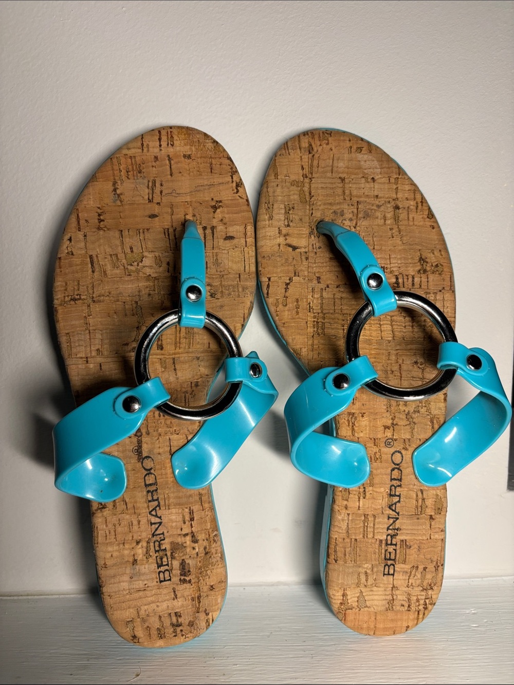 Bernardo Turquoise Sandals - Women Size 6